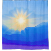 Rideaux De Douche Couleur d'eau (Devant)