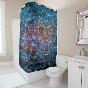 Rideaux De Douche Couleur d'eau - orange