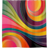 Rideaux De Douche Couleur multi à la mode (Devant)