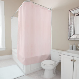 Rideaux De Douche Couleur quartz rose simple avec texture inégale su