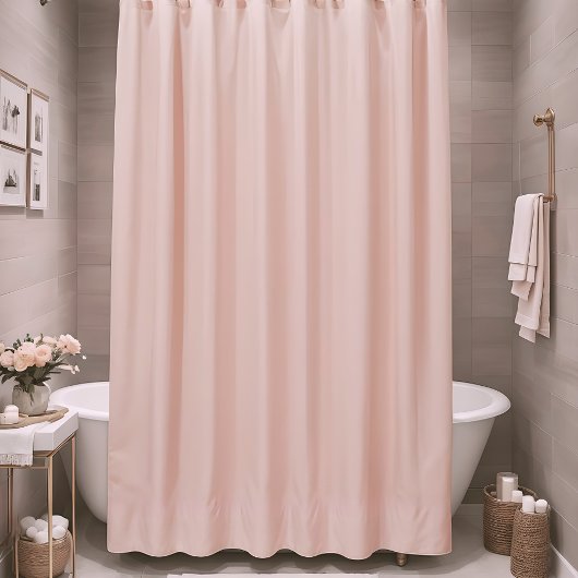 Rideaux De Douche Couleur solide rose pâle