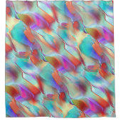 Rideaux De Douche Couleurs arc-en-ciel dans la roche perchée virtuel (Devant)