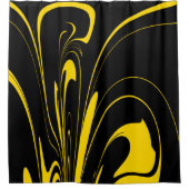 Rideaux De Douche Couleurs d'abeilles boursouflantes dans le splash  (Devant)