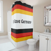 Rideaux De Douche COULEURS DE DRAPEAU ALLEMANDE + vos idées (En situation)