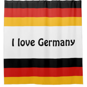Rideaux De Douche COULEURS DE DRAPEAU ALLEMANDE + vos idées
