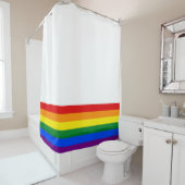Rideaux De Douche COULEURS DE DRAPEAU PLANIFIÉ + vos idées (En situation)