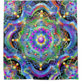 Rideaux De Douche Couleurs de l'Univers Mandala (Devant)