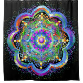 Rideaux De Douche Couleurs de l'Univers Mandala (Devant)