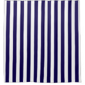 Rideaux De Douche Couleurs DIY Rayure verticale NL #0 Bleu foncé Bla (Devant)