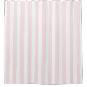 Rideaux De Douche Couleurs DIY Rayure verticale NL #0 Rose clair Bla (Devant)