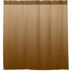 Rideaux De Douche Couleurs douces de gradients - brun + vos idées