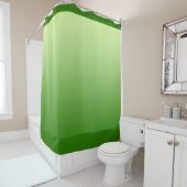 Rideaux De Douche Couleurs douces de gradients - vert + vos idées (En situation)
