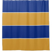 Rideaux De Douche Couleurs du drapeau de l'État du Massachusetts (Devant)