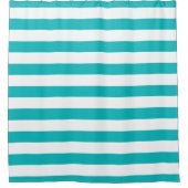 Rideaux De Douche Couleurs et bandes blanches modifiables (Devant)