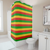 Rideaux De Douche COULEURS RASTAFARI + vos idées (En situation)