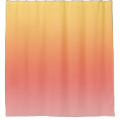 Rideaux De Douche Couleurs simples - Jaune à Misty Pink ombre (Devant)