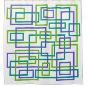 Rideaux De Douche Couplage moderne géométrique (Devant)