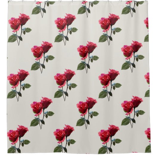 Rideaux De Douche Couple de roses (Devant)