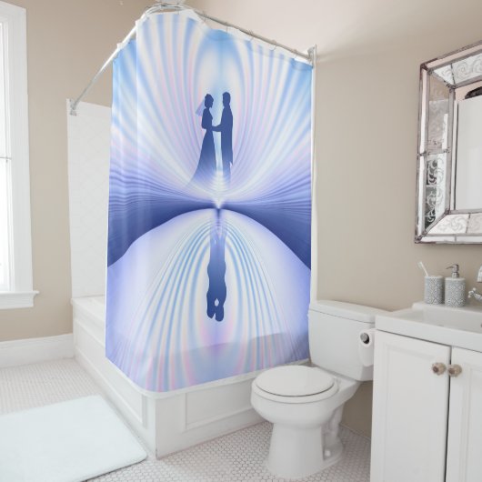 Rideaux De Douche Couple mariage (En situation)