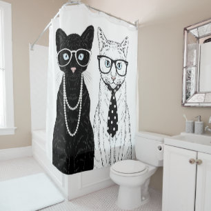 Rideaux De Douche Couples de chat