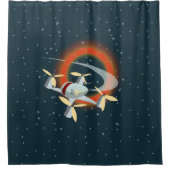 Rideaux De Douche Course de drones (Devant)