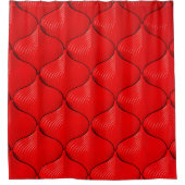 Rideaux De Douche Coussin rouge texture cuir (Devant)