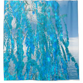 Rideaux De Douche Couvert de cristal d'arbre (Devant)