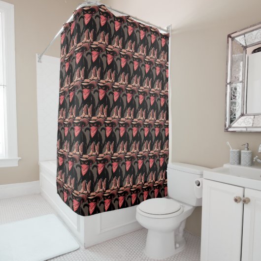 Rideaux De Douche Cowboy (En situation)