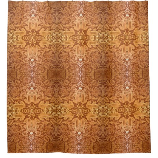 Rideaux De Douche cowboy rustique de l'ouest (Devant)