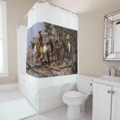 Rideaux De Douche Cowboys de Frederic Remington (En situation)