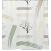 Rideaux De Douche Cozy  Minimal Winter Aesthetic Pattern   (Devant)