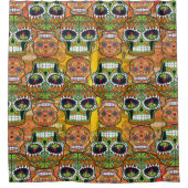 Rideaux De Douche Crânes à sucre (Devant)