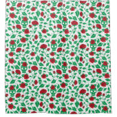 Rideaux De Douche Crânes et roses de Frida Kahlo | (Devant)