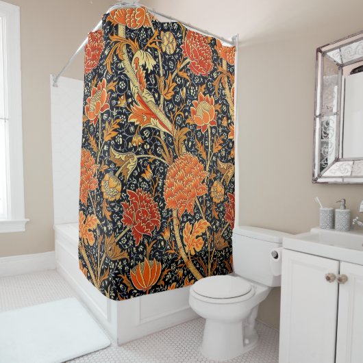 Rideaux De Douche Cray par William Morris (En situation)