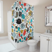 Rideaux De Douche Crazy head (En situation)