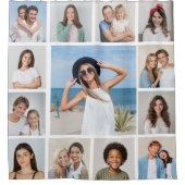 Rideaux De Douche Create Your Own 13 Photo Collage (Devant)