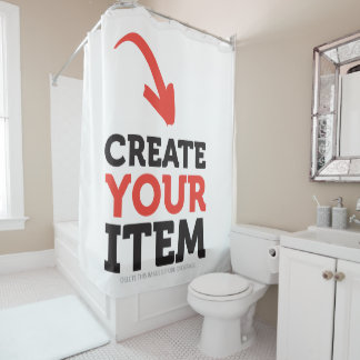 Rideaux De Douche CREATE-YOUR-OWN DIY Custom upload your design