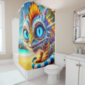 Rideaux De Douche Créature artistique (En situation)