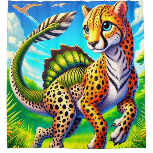 Rideaux De Douche Créature Imaginaire (Devant)