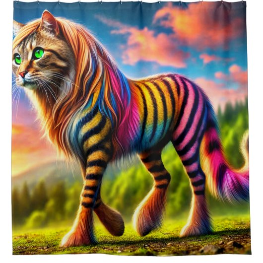 Rideaux De Douche Créature Imaginaire (Devant)