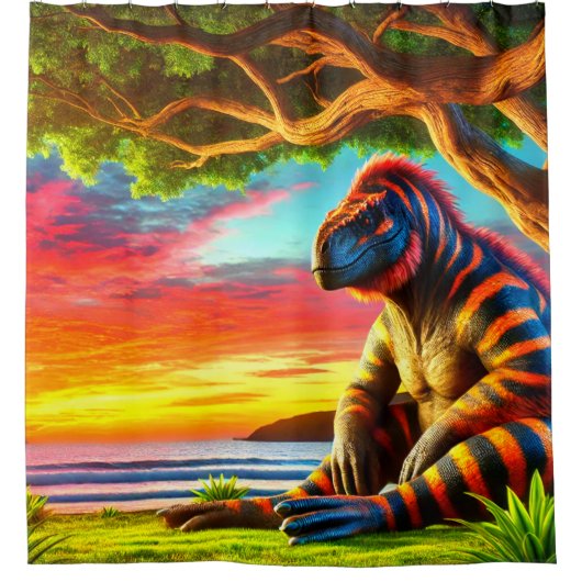 Rideaux De Douche Créature Imaginaire (Devant)