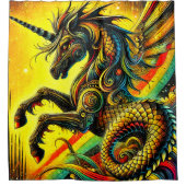 Rideaux De Douche Créature Unicorne (Devant)