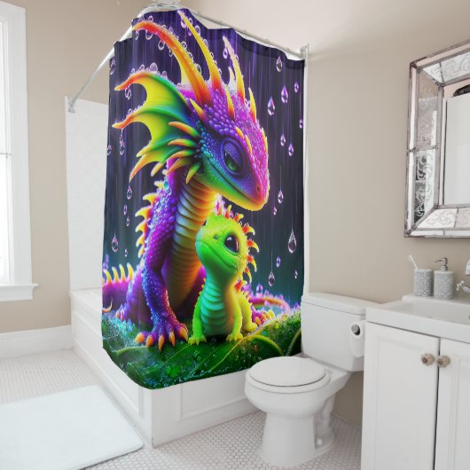 Rideaux De Douche Créatures (En situation)