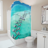 Rideaux De Douche Créatures marines (En situation)