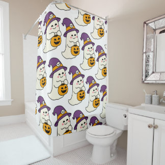 Rideaux De Douche Créer des souvenirs magiques un Halloween à la foi