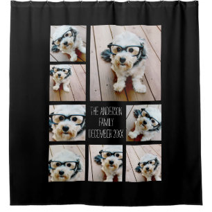 Rideaux De Douche Créer un collage photo personnalisé avec 8 photos