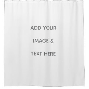 Rideaux De Douche Créez votre propre blanc