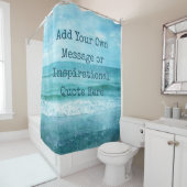 Rideaux De Douche Créez votre propre devis inspirant motivationnel (En situation)