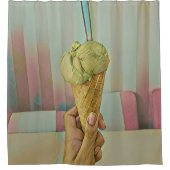 Rideaux De Douche Crème glacée au chocolat (Devant)