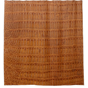 Rideaux De Douche Crocodile alligator reptile texture cuir fermer